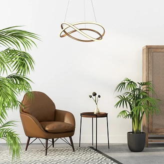 Hängande Lampa Avelto Guld