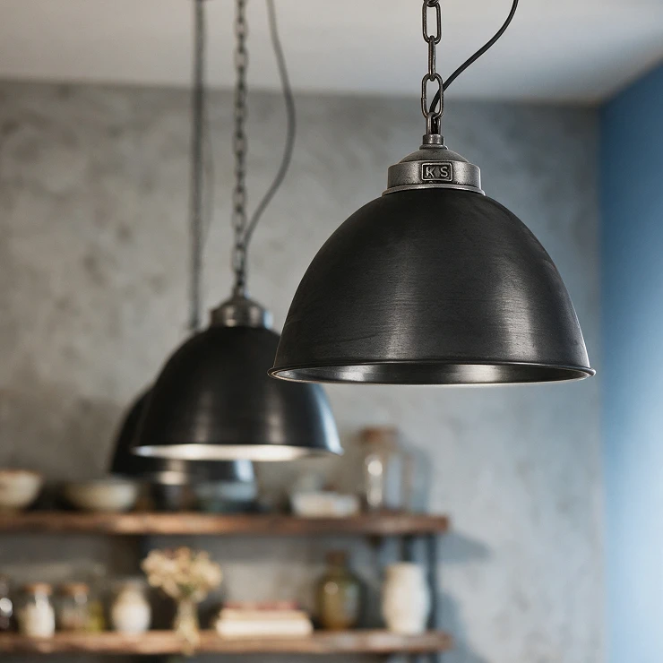 KS Verlichting Hängande Lampa II Loft Antracit Ø33 cm