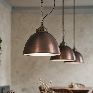 KS Verlichting Hängande Lampa II Loft Brons, Koppar Ø33 cm
