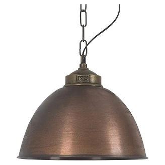 KS Verlichting Hängande Lampa II Loft Brons, Koppar Ø33 cm
