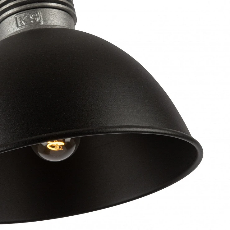 KS Verlichting Hängande Lampa Loft Svart Ø33 cm