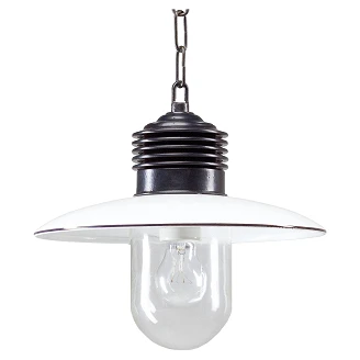 KS Verlichting Hängande Lampa Ampere Svart, Vit Ø31 cm