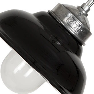 KS Verlichting Hängande Lampa Porto Svart Ø30 cm
