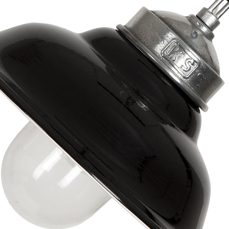 KS Verlichting Hängande Lampa Porto Svart Ø30 cm