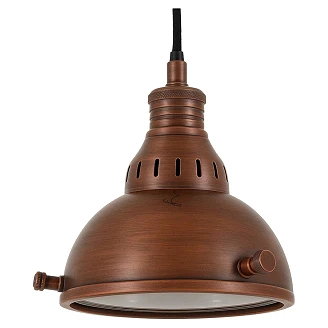 KS Verlichting Hängande Lampa Elysee Mörk Koppar Ø20 cm