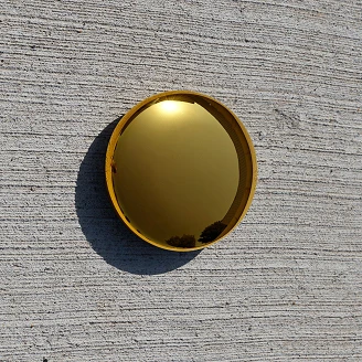 KS Verlichting Vägglampa Auris Guld Ø21 cm