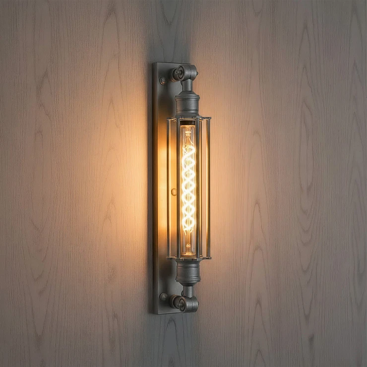 KS Verlichting Vägglampa Astor Antik Silver