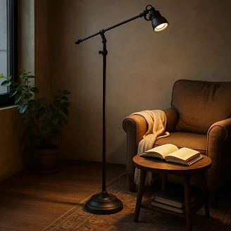 KS Verlichting Golvlampa Indigo Svart