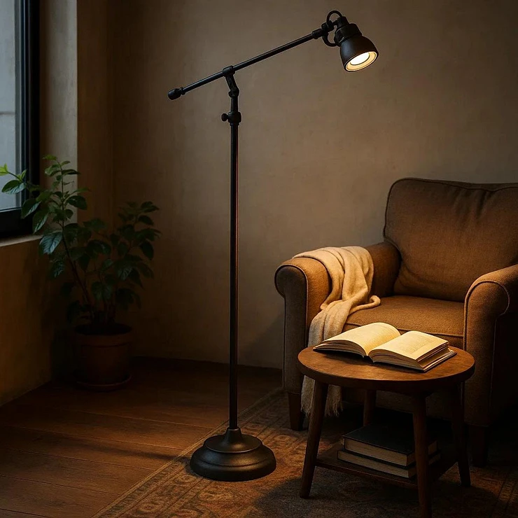KS Verlichting Golvlampa Indigo Svart