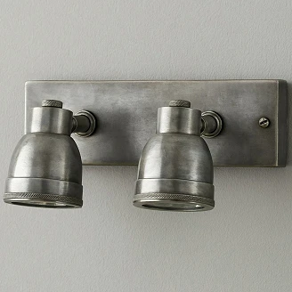 KS Verlichting Spotlight Duo IP54 Indigo Antik Silver
