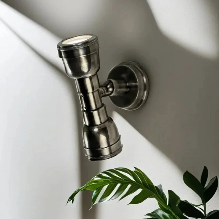 KS Verlichting Spotlight Upp & Ner Indigo Antik Silver