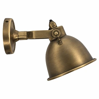 KS Verlichting Vägglampa Roterbar Maxim Mässing Ø19 cm