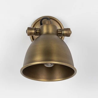 KS Verlichting Vägglampa Roterbar Maxim Mässing Ø19 cm