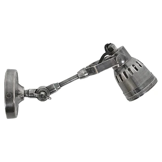 KS Verlichting Vägglampa Roterbar Mulberry Silver
