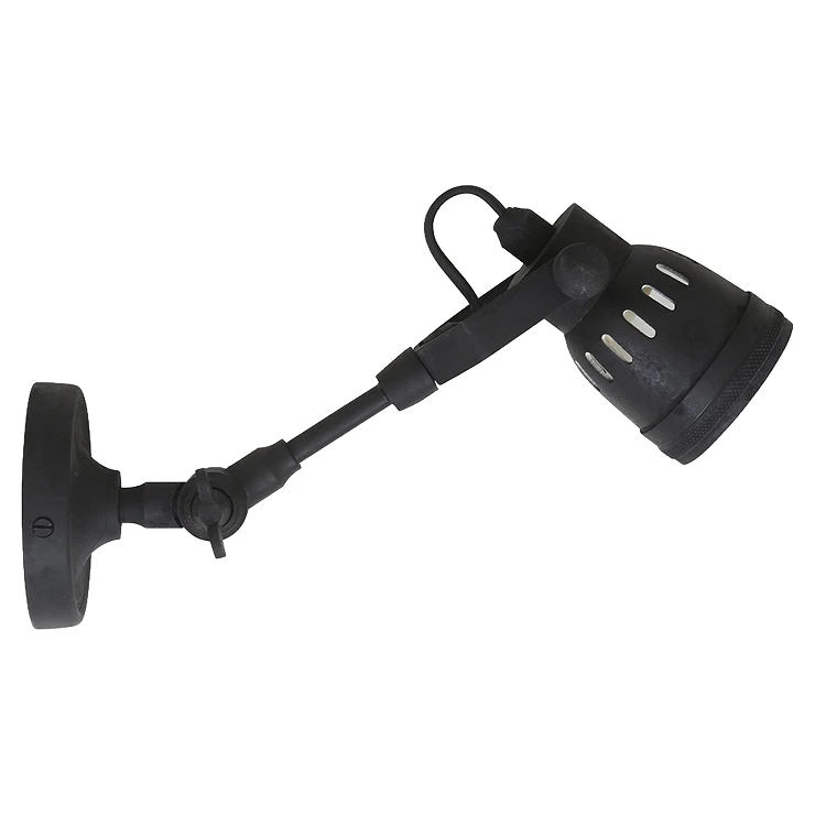 KS Verlichting Vägglampa Roterbar Mulberry Svart