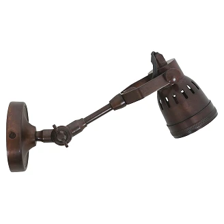 KS Verlichting Vägglampa Roterbar Mulberry Brons