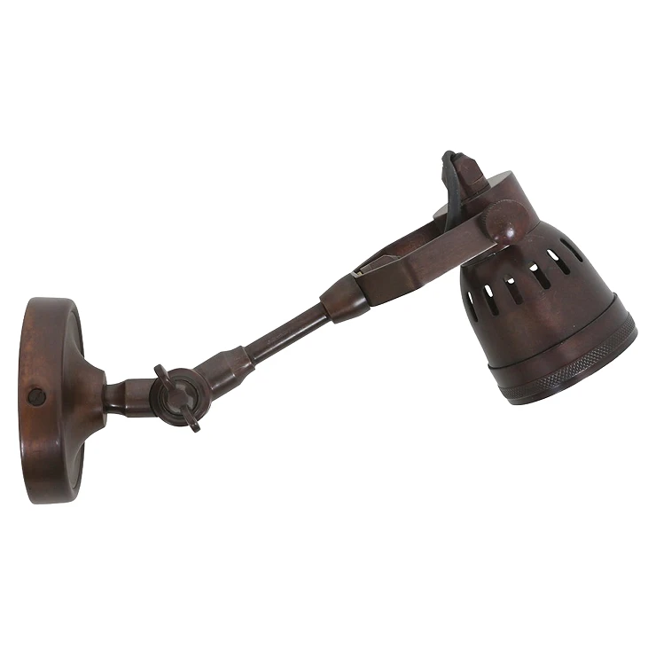 KS Verlichting Vägglampa Roterbar Mulberry Brons