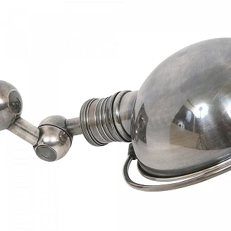 KS Verlichting Vägglampa Roterbar Canberra Silver