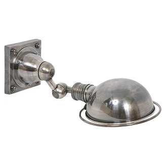KS Verlichting Vägglampa Roterbar Canberra Silver