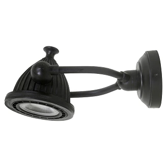 KS Verlichting Vägglampa Benton Svart Ø10 cm