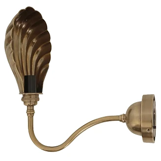 KS Verlichting Vägglampa Biscay Mässing