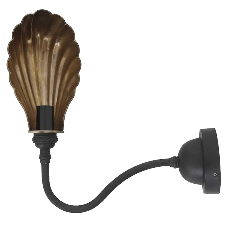 KS Verlichting Vägglampa Biscay Svart