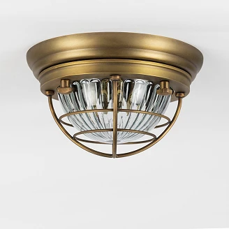 KS Verlichting Vägglampa Bellamy Mässing