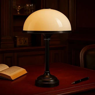 KS Verlichting Bordslampa Florence Svart