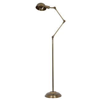 KS Verlichting Golvlampa Nova Antiek Antik Mässing