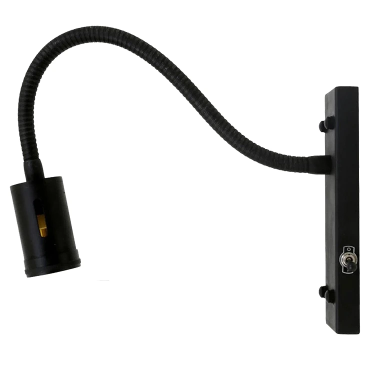 KS Verlichting Vägglampa Justerbar Ferrol Antik Svart