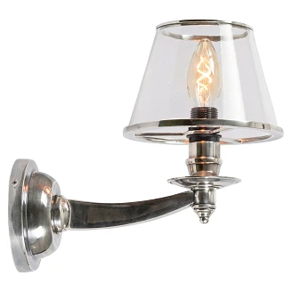 KS Verlichting Vägglampa Dufay Antik Silver
