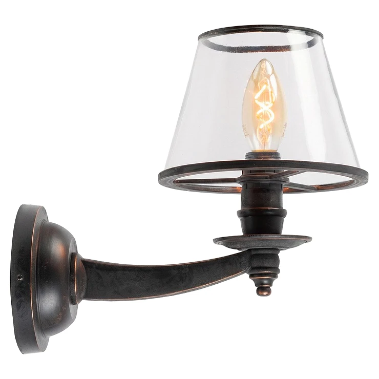 KS Verlichting Vägglampa Dufay Svart