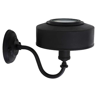 KS Verlichting Vägglampa Antibes Svart