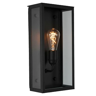 KS Verlichting Vägglampa Biarritz Antik Svart