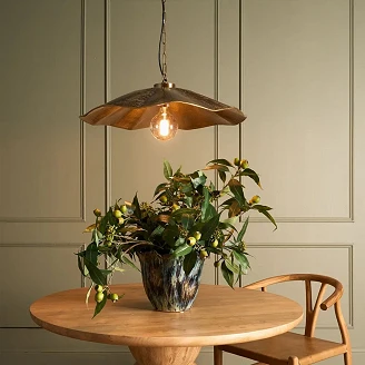 KS Verlichting Hängande Lampa Manta Mässing Ø71 cm
