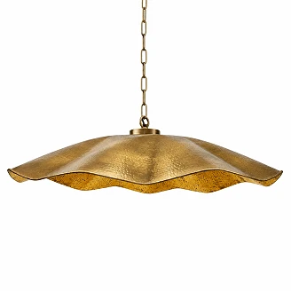 KS Verlichting Hängande Lampa XL Manta Mässing Ø99 cm