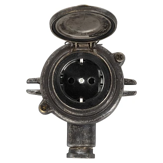 KS Verlichting Vägguttag I 10 cm Jaren Tin