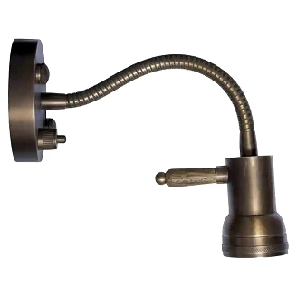 KS Verlichting Vägglampa Twister Mässing
