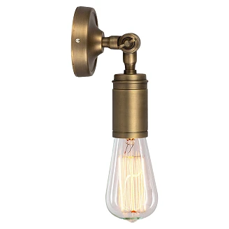 KS Verlichting Vägglampa Emeli Mässing