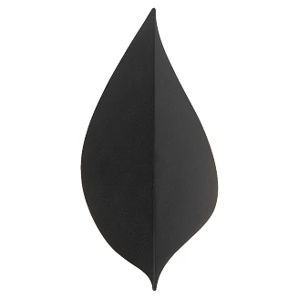 KS Verlichting Vägglampa Leaf Svart