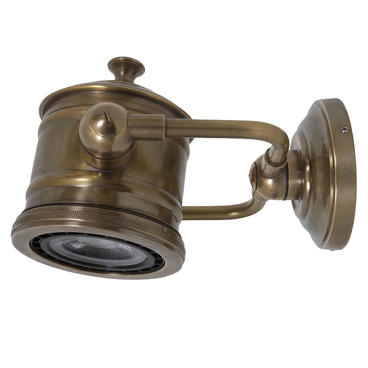 KS Verlichting Vägglampa Malibu Brons