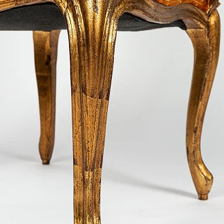 Fåtölj Viola Orange, Guld