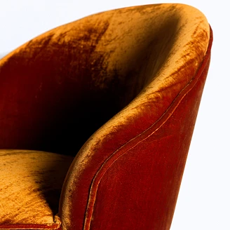 Barstol Carmine Orange, Guld