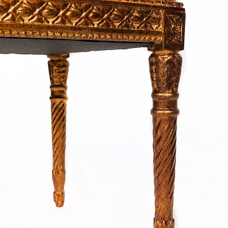 Sittpuff Lucien Orange, Guld
