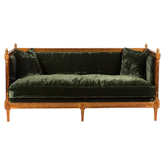 Soffa Zazou Grön, Guld