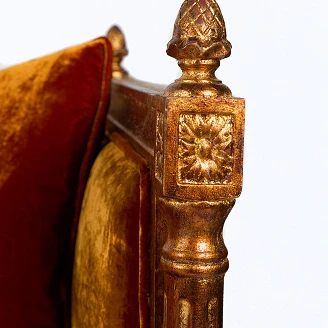 Soffa Zazou Orange, Guld