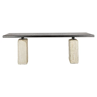 Matbord Montara Svart, Beige