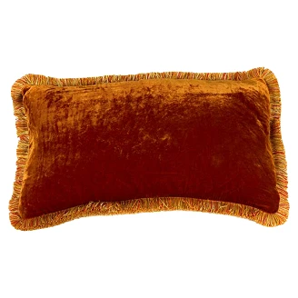 Kudde Velina Orange 50x30 cm