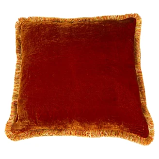 Kudde Velina Orange 50x50 cm