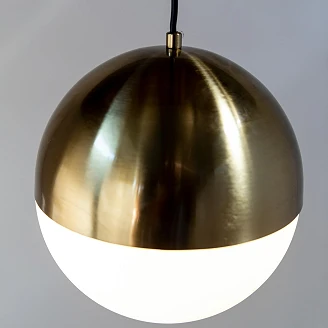 Hängande Lampa S Velcor Guld, Vit